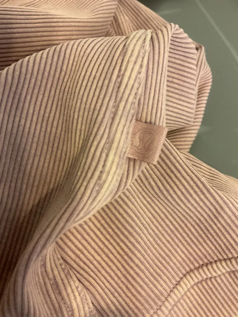 Lululemon Cool Racerback Tank Rib Washed Antoinette Light Lavender